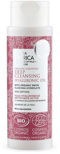 Natura Siberica Olio anti-et&agrave; detergente profondo all'acido ialuronico 150 ml