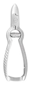 Pinza per unghie professionale dritta 12 cm