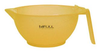Bifull Ciotola con scolapiatti giallo