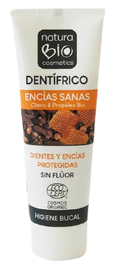 NaturaBIO Cosmetics Dentifricio Gengive Sane Propoli & Chiodo di Garofano Bio 75 ml