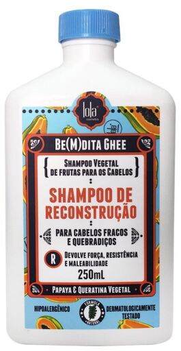 Lola Cosmetics Shampoo Ricostruzione Papaya Cheratina 250 ml
