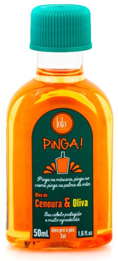 Lola Cosmetics Olio per capelli alla carota e olio d'oliva 50 ml