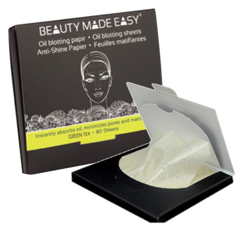Beauty Made Easy Carte opacizzanti T&egrave; Verde 80 fogli