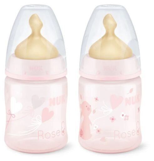 Nuk Baby Bottle First Choice 0-6 months Pink