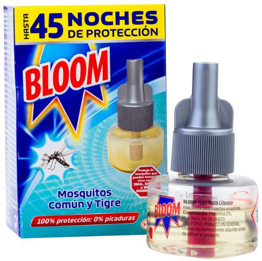 Bloom Mosquitoes Liquid Electric Replacement 45 Notti