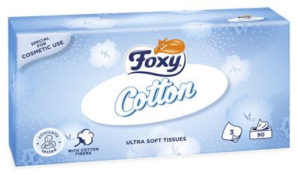 Fazzoletti in cotone ultra morbidi 90 unit&agrave;