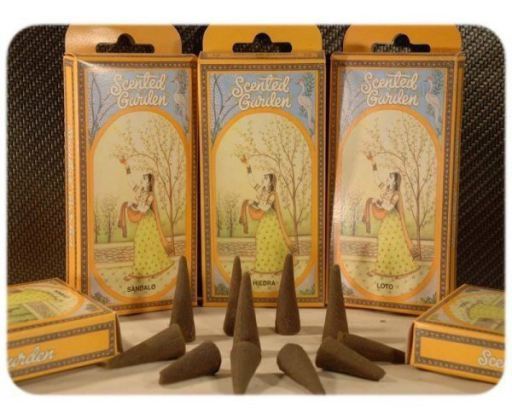 Radhe Shyam Incenso da giardino profumato con cono naturale