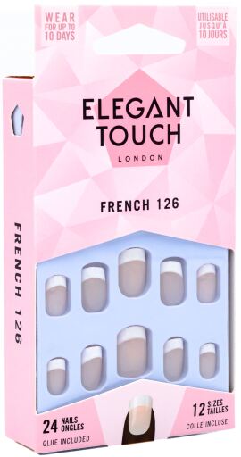 French Pink 106 Unghie finte 24 unit&agrave;