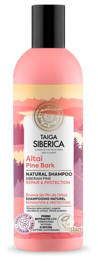 Natura Siberica Shampoo riparatore e protettivo della corteccia di pino Taiga Altai 270 ml