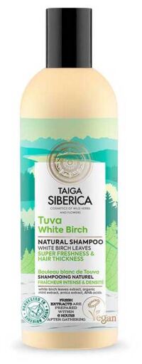 Natura Siberica Taiga Tuva Shampoo Naturale Betulla Bianca 270 ml