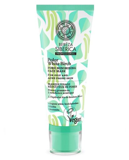 Natura Siberica Maschera viso minimizzante i pori 100 ml