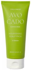 Cuoio capelluto nutriente all'avocado pressato a freddo Cuoio capelluto nutriente all'avocado pressato a freddo