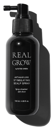Rated Green Real Grow Spray Stimolante per il Cuoio Capelluto Anticaduta 120 ml