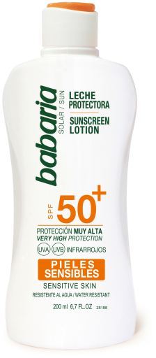 Babaria Latte solare per pelli sensibili SPF50