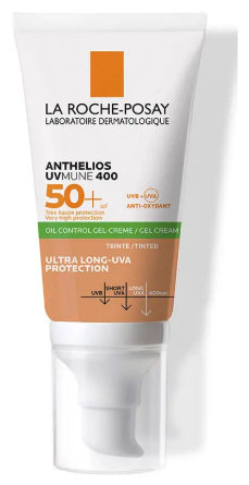 La Roche Posay Anthelios Dry Touch Gel con Tinta Anti-Lucido SPF 50+ 50 ml