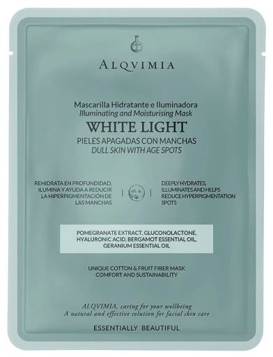 Alqvimia Essenzialmente bella maschera viso idratante e illuminante