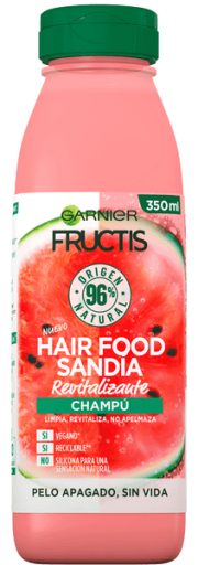 Fructis Fructis Hair Food Shampoo Rivitalizzante all'Anguria 350 ml