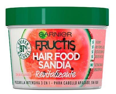 Fructis Hair Food Mask 3 in 1 Rivitalizzante Anguria 350 ml