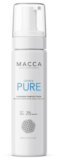 Macca Schiuma detergente per pelli grasse Clean & Pure 200 ml