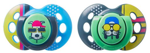 Tommee Tippee Set 2 Ciucci Fun 18-36 m