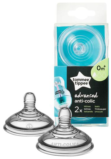 Tommee Tippee Capezzoli per biberon anticolica avanzati 2 unit&agrave;