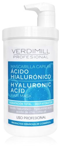 Verdimill Maschera professionale per capelli con acido ialuronico 970 ml