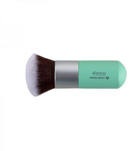 Benecos Pennello per polvere Kabuki alla menta