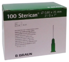 Aghi Sterican verdi 25x8 mm 1 100 pezzi