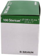 Aghi Sterican verdi 25x8 mm 1 100 pezzi