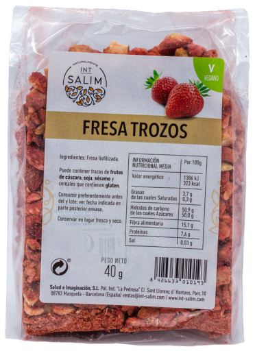 INT-SALIM Fragole a Pezzi 40 gr