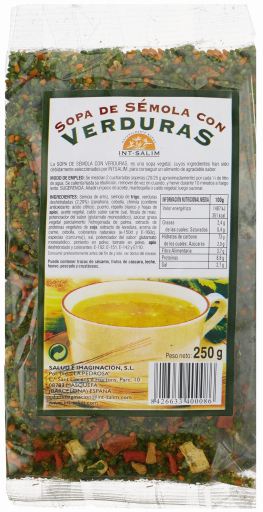 Zuppa Di Semola Di Verdure 250 gr