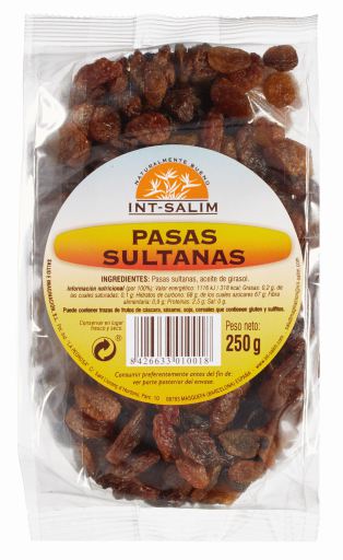 INT-SALIM Frutta Secca Uvetta Uvetta 250 gr