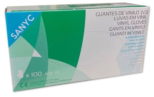Guanti in vinile senza polvere NewMark 100 unit&agrave;