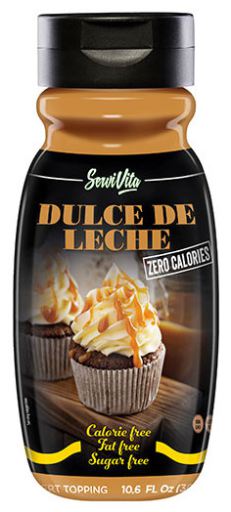 Servivita Salsa Dulce de Leche 0% Calorie 320 ml