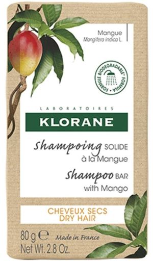 Klorane Shampoo solido al mango 80 gr