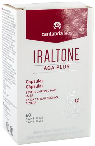 Iraltone AGA Plus Perdita di capelli cronica grave 60 capsule