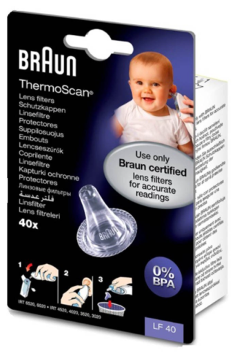Braun Punte monouso per Braun ThermoScan 40 unit&agrave;