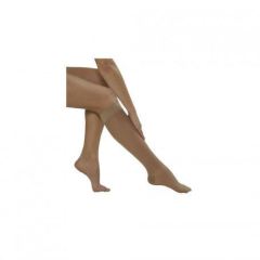 Calzini corti con punta beige, taglia L