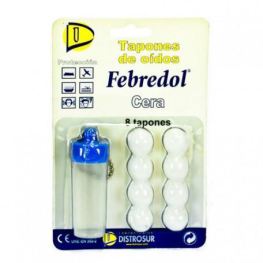 Febredol Tappi per le orecchie in cera 8 pz.