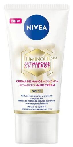 Nivea Luminous 630 Crema Mani Antimacchia SPF 15 50 ml