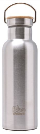 Irisana Borraccia Thermo Bbo con Tappo in Bamb&ugrave; 500 ml