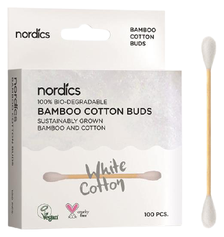 Nordics Boccioli di bamb&ugrave; e cotone organico 100 unit&agrave;