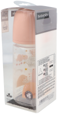 Biberon Prints a flusso medio con tettarella fisiologica SX Pro da 270 ml Biberon Prints a flusso medio con tettarella fisiologica SX Pro da 270 ml