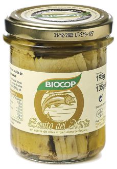 Biocop Filetti di Tonno Bianco 157 gr