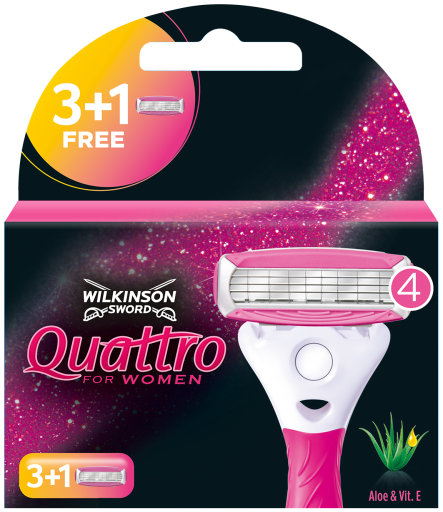 Quattro macchina per la rimozione dei capelli per le donne 3 + 1 caricabatterie