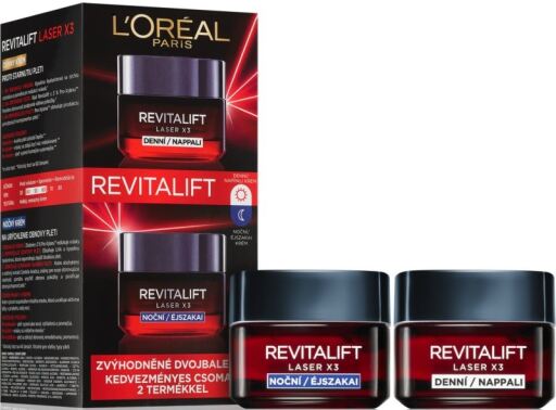 Revitalift Laser X3 Crema Giorno 50 ml + Crema Notte 50 ml