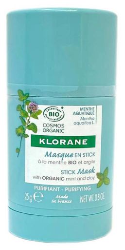 Klorane Maschera Viso Biologica Acquatica Menta e Argilla 25 gr