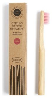Irisana Spazzolino da denti per bambini Bio Bamboo Rosa