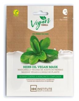 Idc Institute Maschera viso all'olio di erbe vegane 25 gr