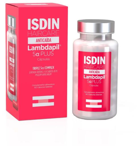Cura dei capelli Anti-caduta Lambdapil 5&alpha; Plus 60 capsule molli